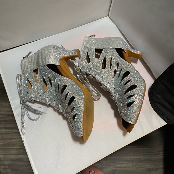 Ballroom Dance Shoes for Social Dancer Beginner Size 11 - Picture 6 of 11